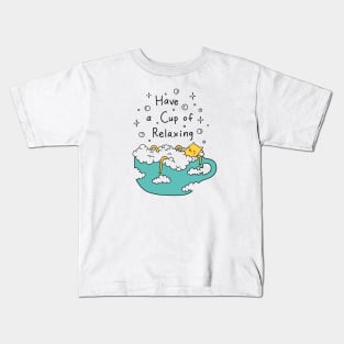 Cup of Relaxing Kids T-Shirt